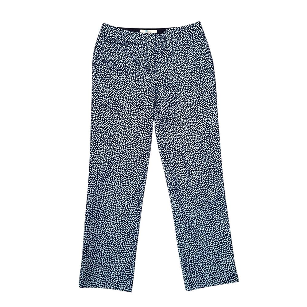 Boden - Blue Polka Dot - Richmond Cropped Pants - Size 2P